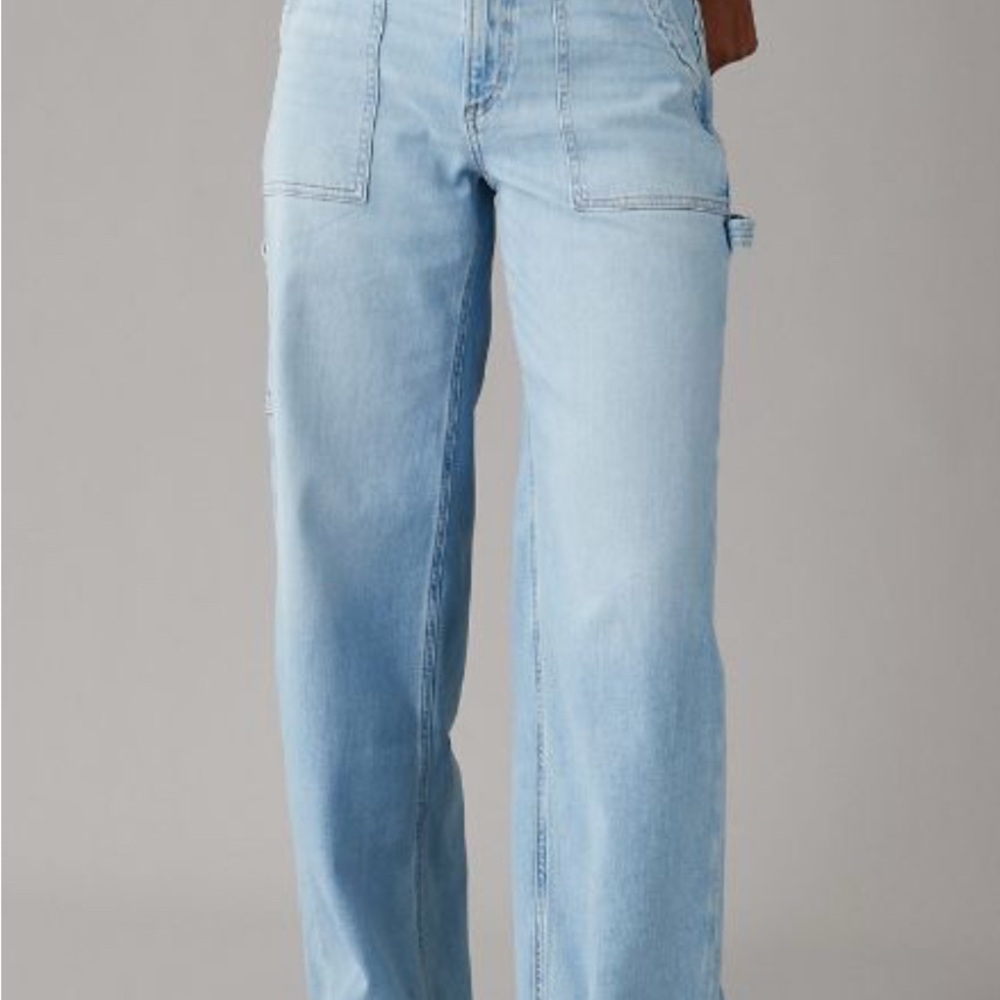 American Eagle Outfitters Light Blue Flare Jeans